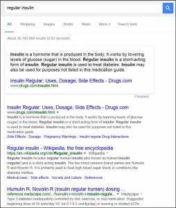 insulin-google-search